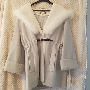 Pale Blue Wrap Coat